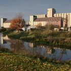 Pasewalk - das Wetter macht sogar die Fabrik fotogen