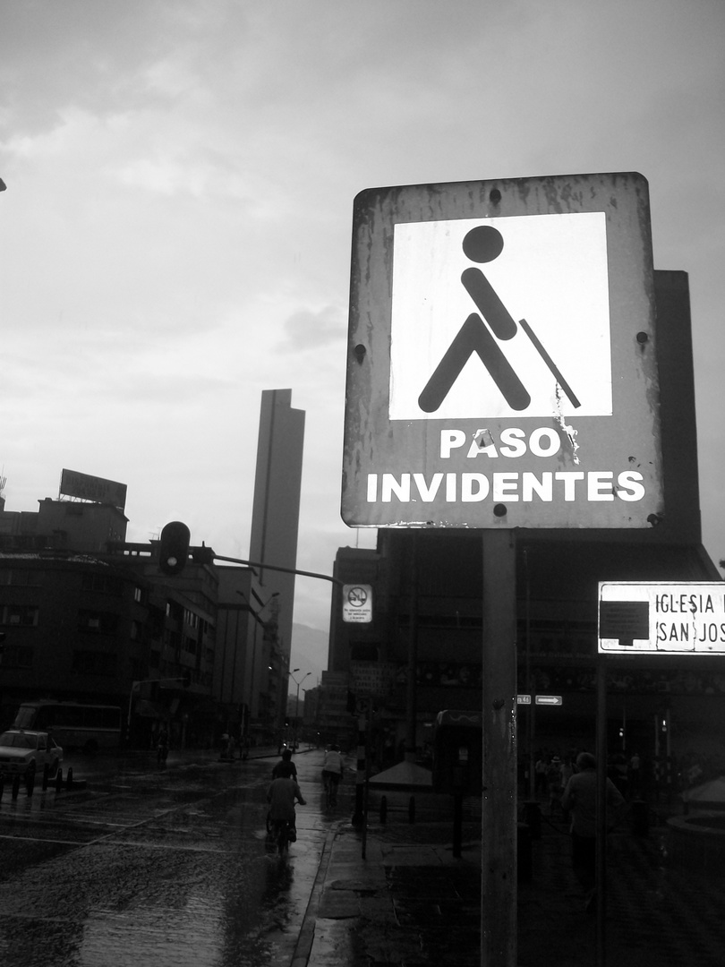 Paso invidentes....