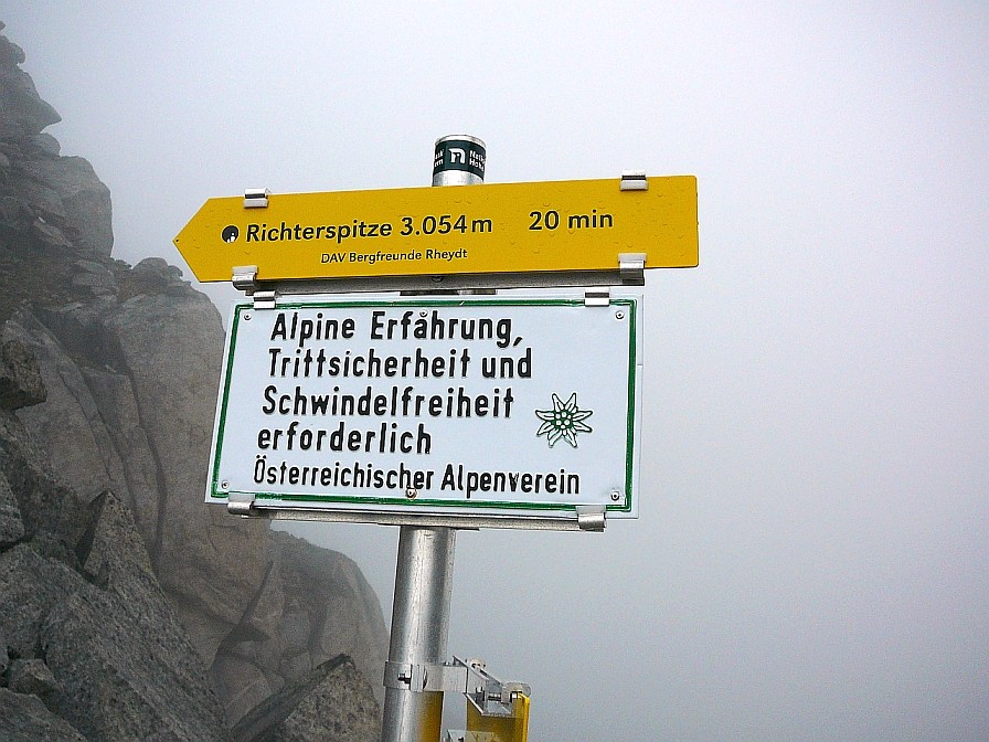 Pass an der Richterspitze