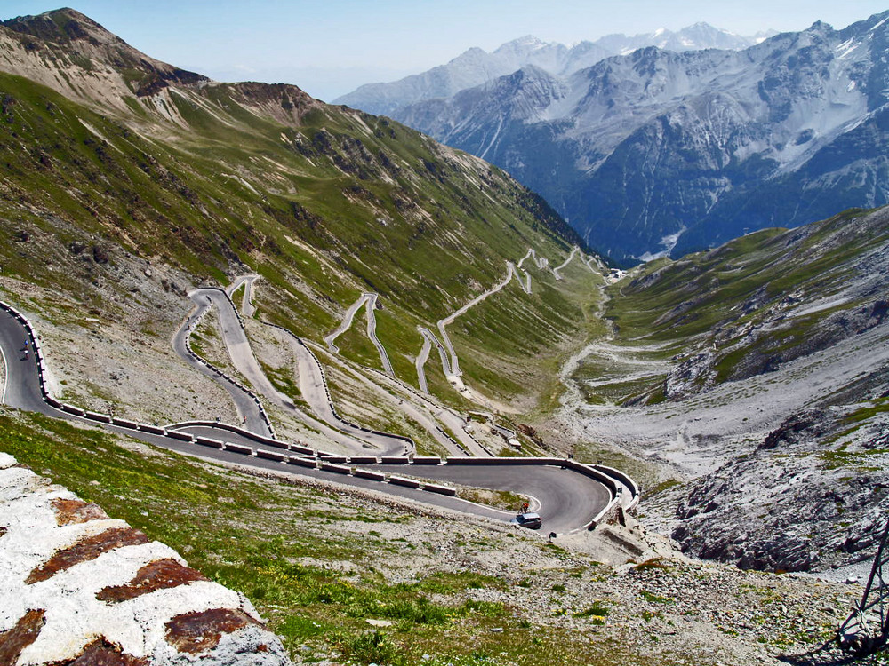 Pass-Strasse Stilfserjoch