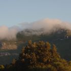 Pass, Wolke, Sonnenuntergang