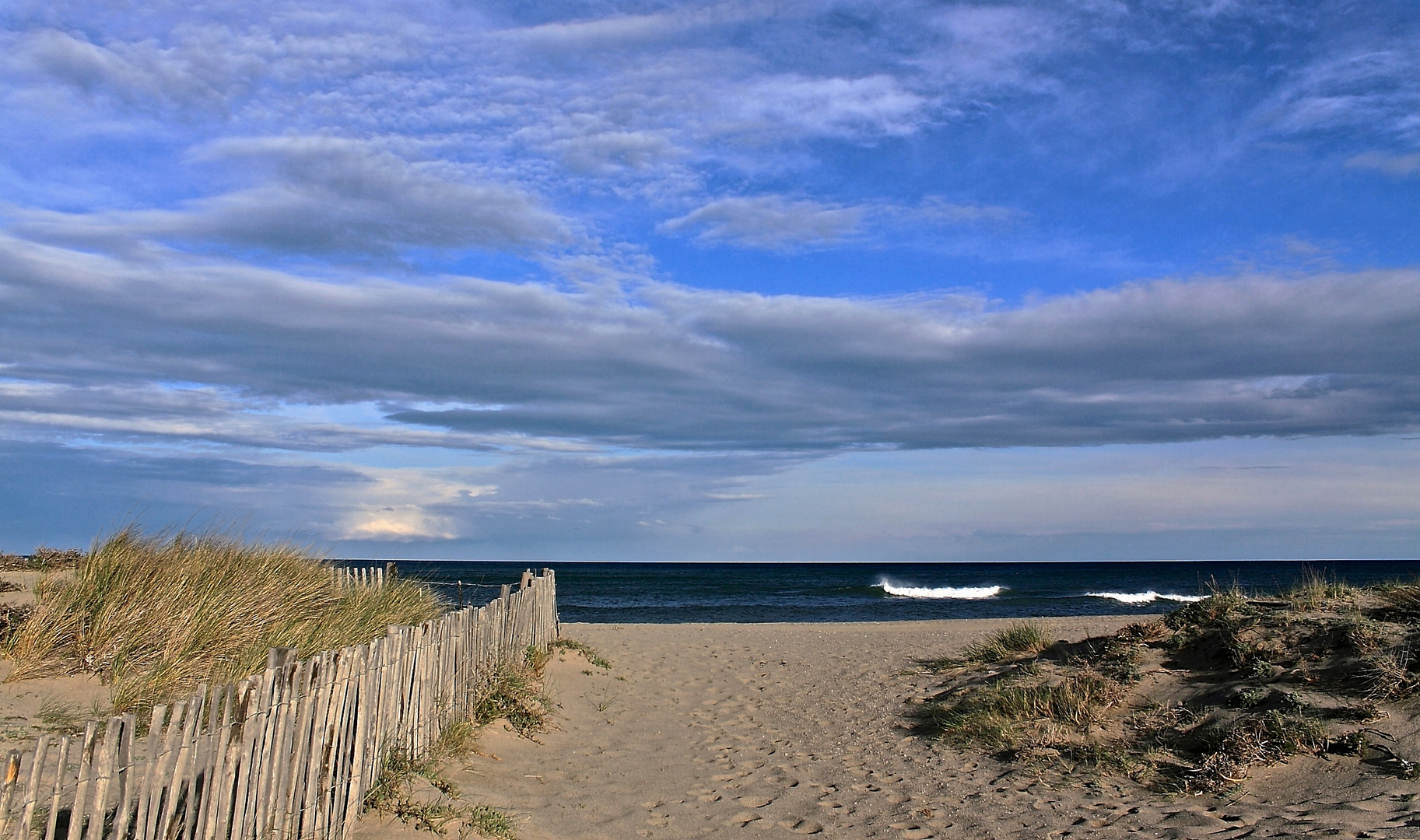 Passage à la plage.