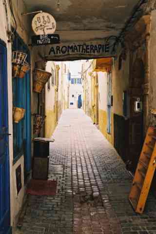 passage dans la medina