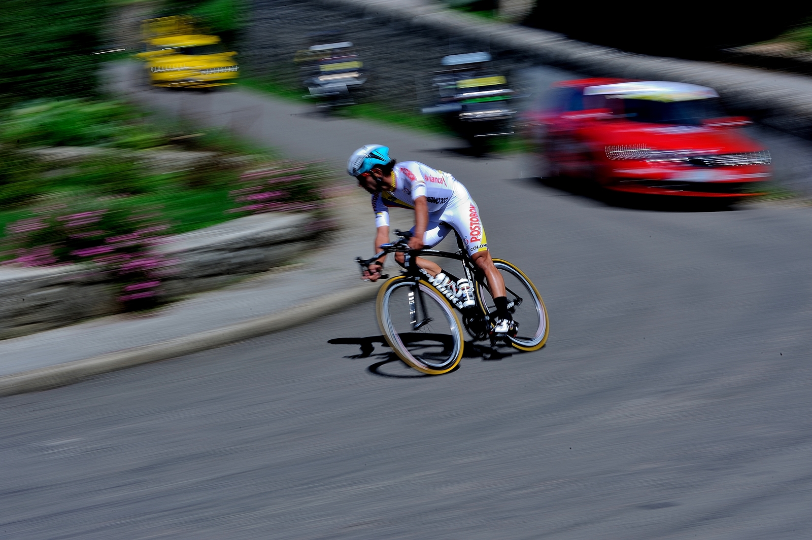 Passage du Tour de l'Avenir à Passenans le 25 aout 2015