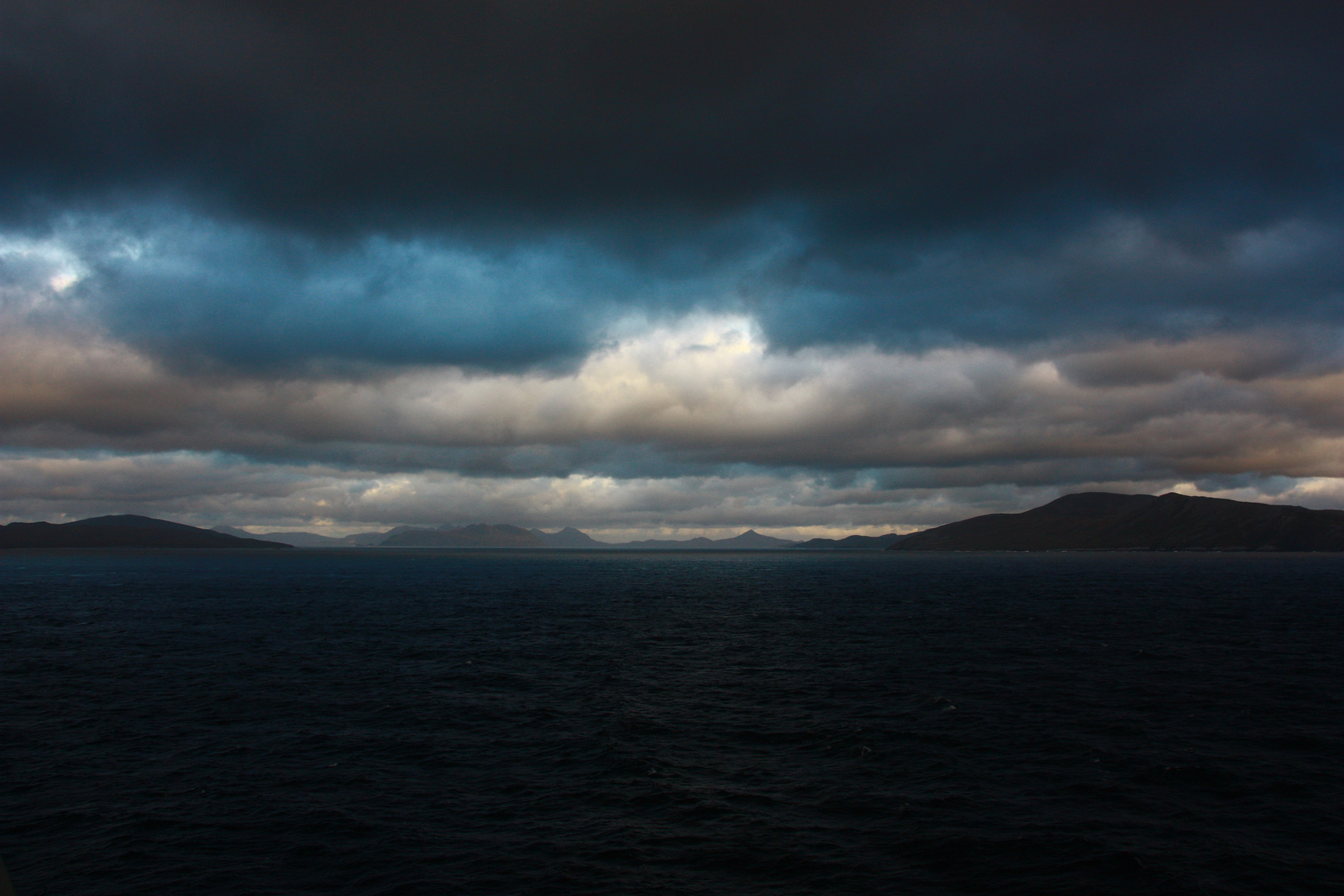 Passage to Cape Horn - a dramatic sky