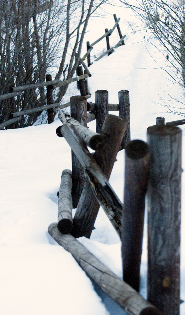 passaggio nella neve