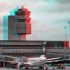 Passagierflugzeuge - Anaglyphen