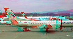 Passagierflugzeuge - Anaglyphen