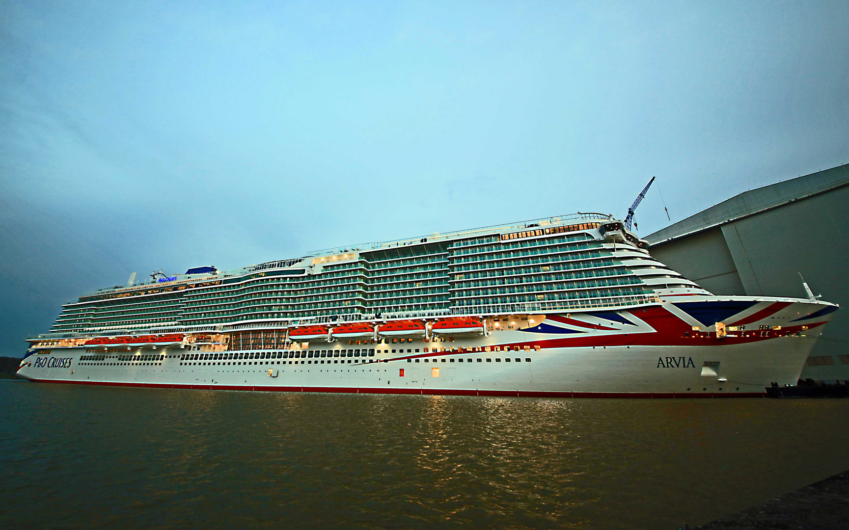  Passasirschiff bei der Meier Werft 