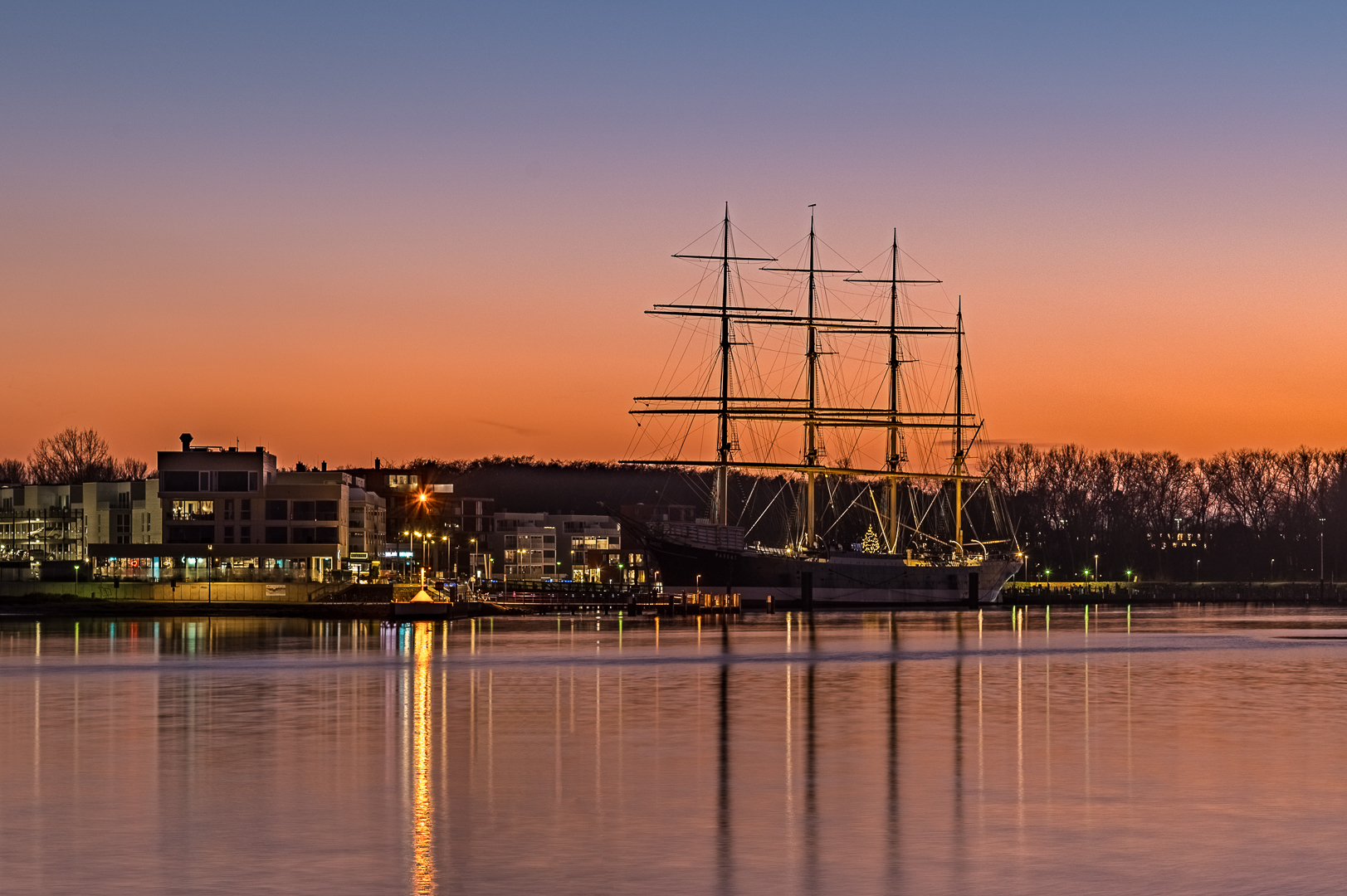 Passat im Sonnenuntergang