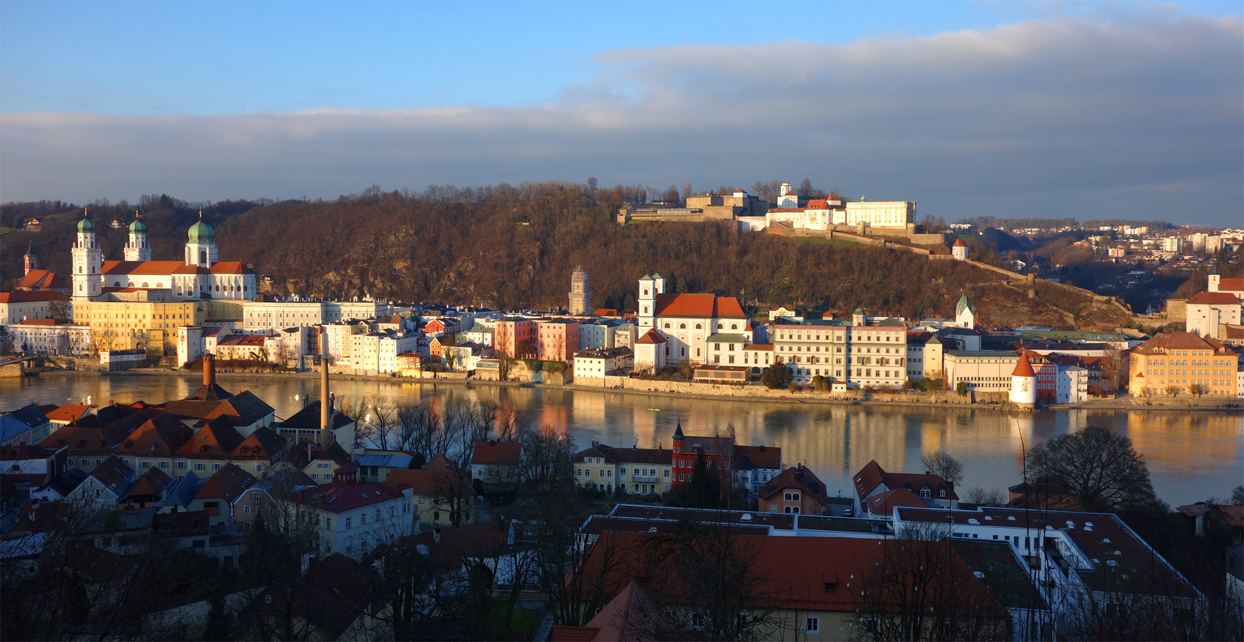 Passau, Altstadt Südseite