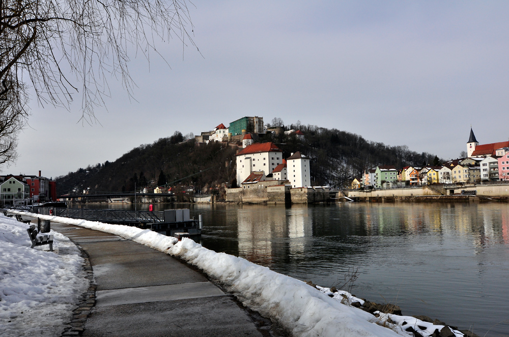 Passau - am Ufer der schwarzen Donau