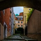 Passau an der Donau, Aufgang vom Donauufer zur Höllgasse