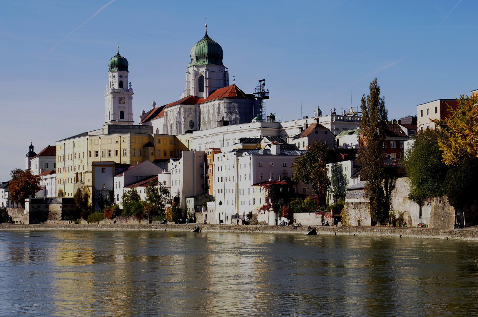 Passau an der östereichischen Grenze.