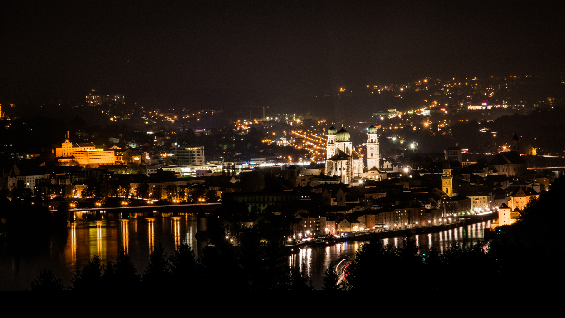 Passau bei Nacht