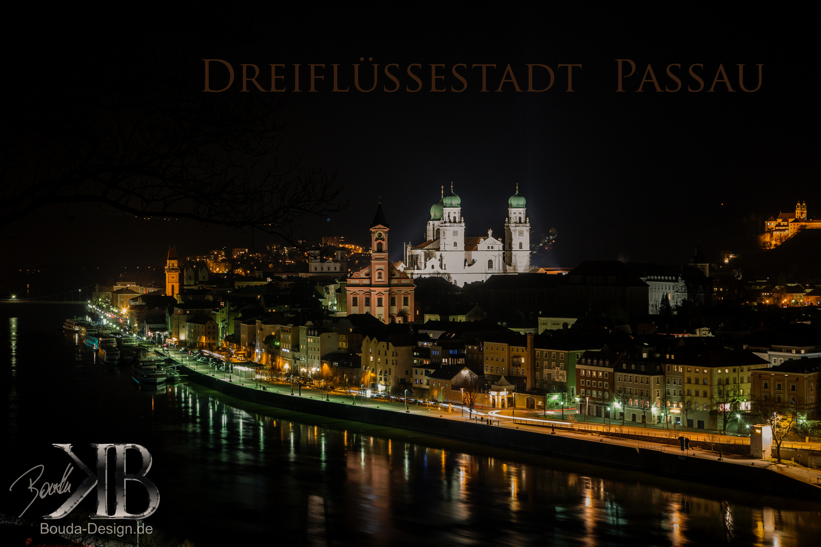 Passau bei Nacht