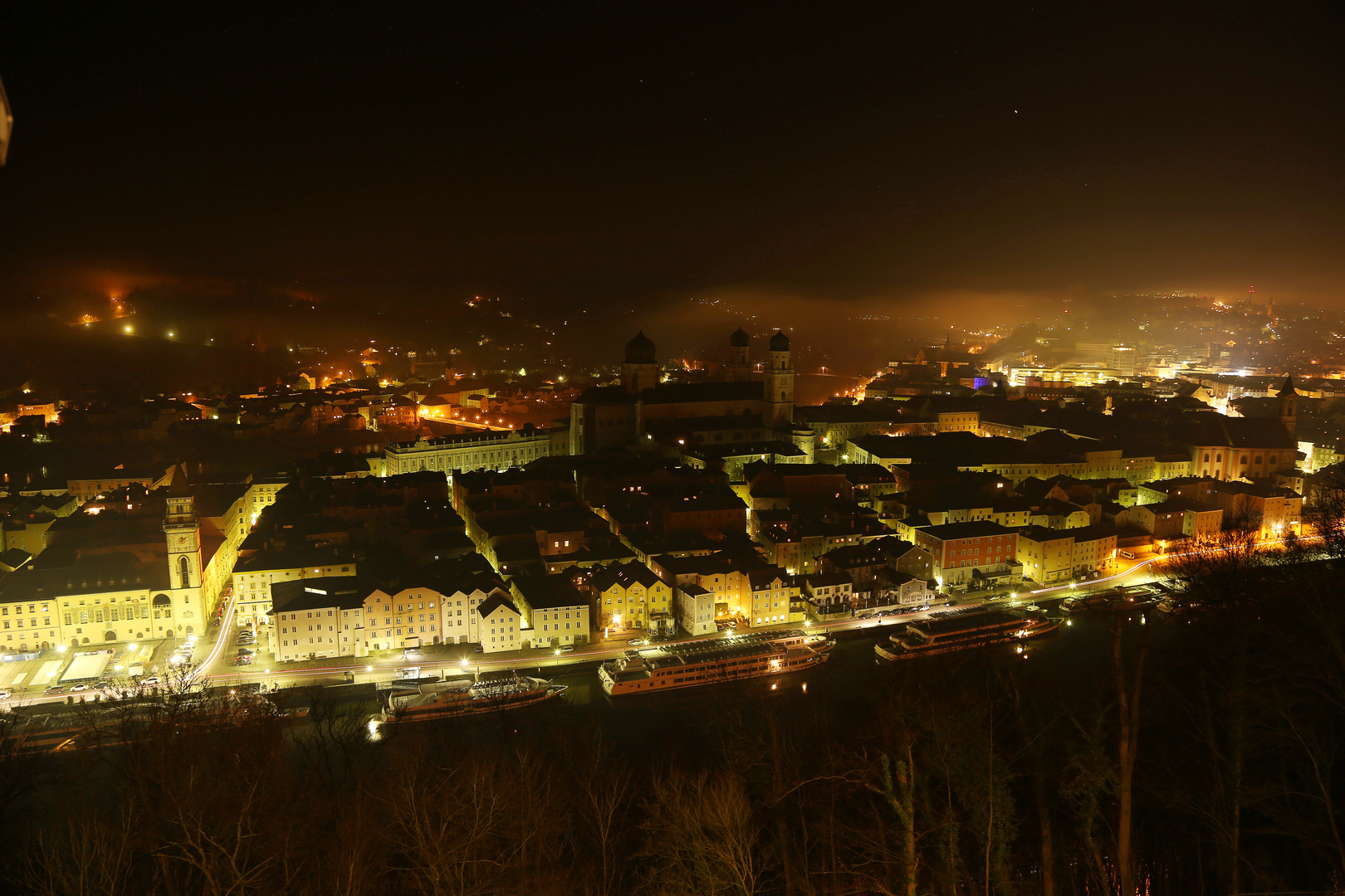 Passau bei Nacht