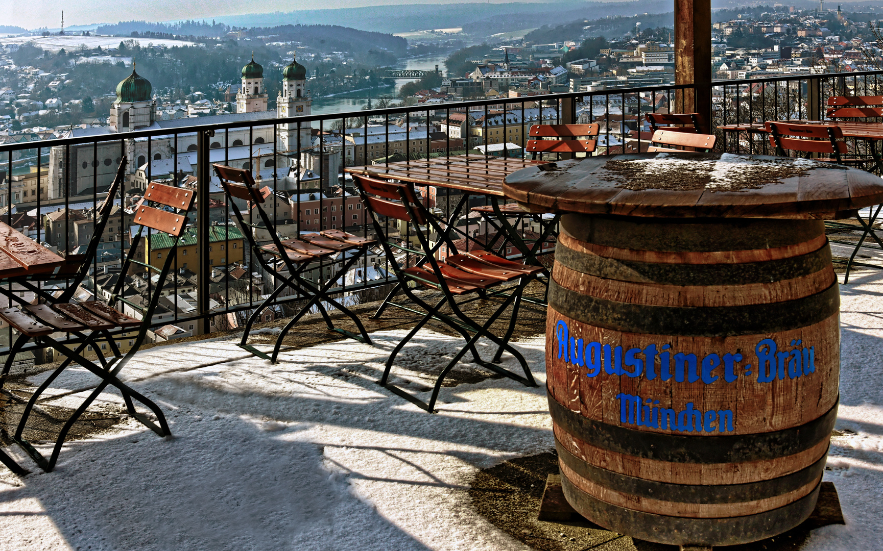  PASSAU   - Blick auf die barocke Altstadt -