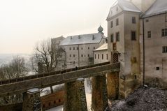 Passau Burg im Januar Minus 10 Grad