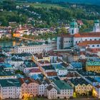 Passau: die Altstadt im abendlichen Zwielicht