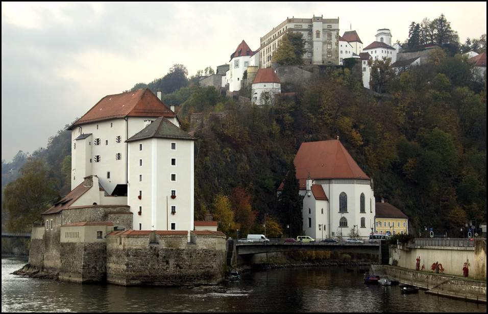 Passau: Donau und Ilz vereinigen sich