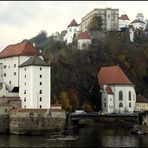 Passau: Donau und Ilz vereinigen sich