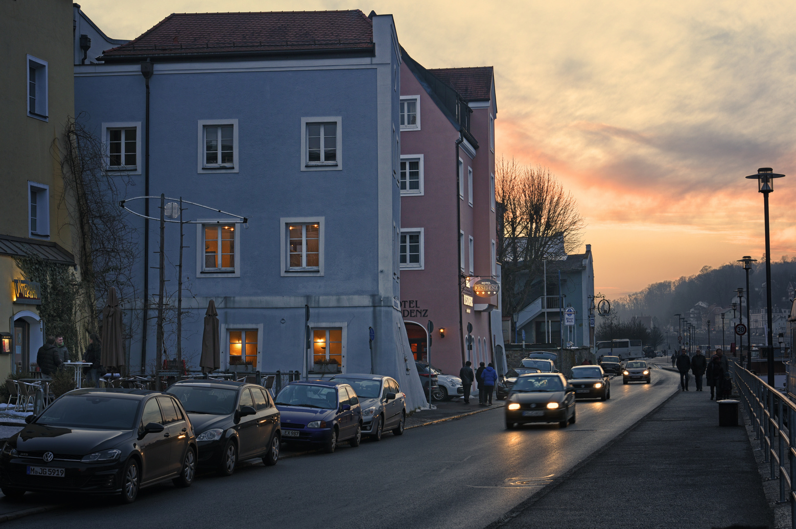 Passau eisige Wintersonne