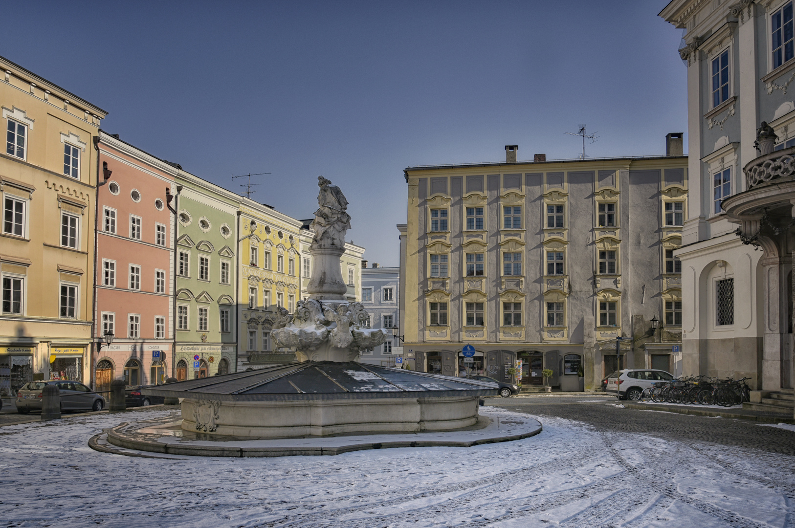 Passau eisige Wintersonne