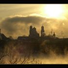 Passau erwacht an einem Wintermorgen
