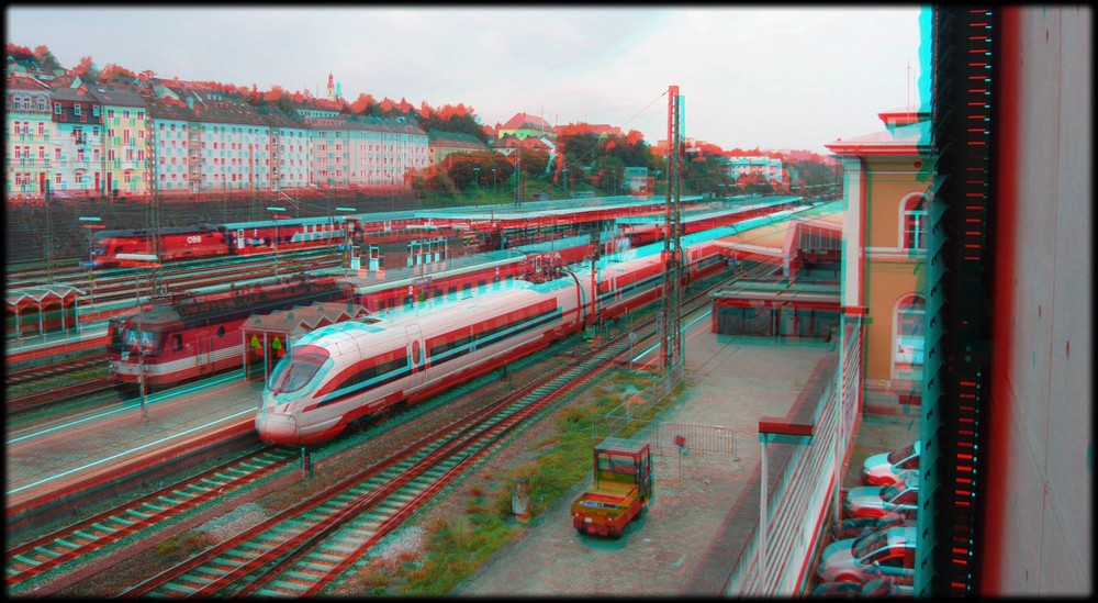 Passau Hbf (3D ROT/CYAN-Brille)