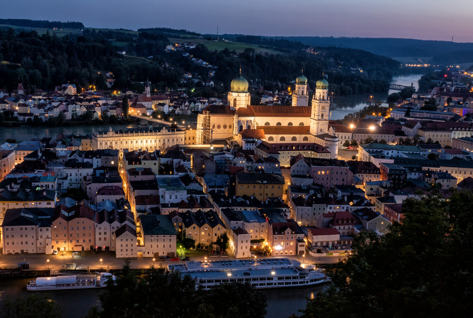 Passau im Abendlicht