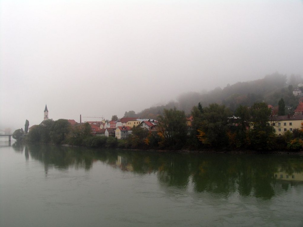 Passau im Nebel