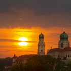 Passau im Sonnenuntergang 