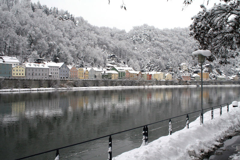 Passau im tiefsten Winter und das anfang März