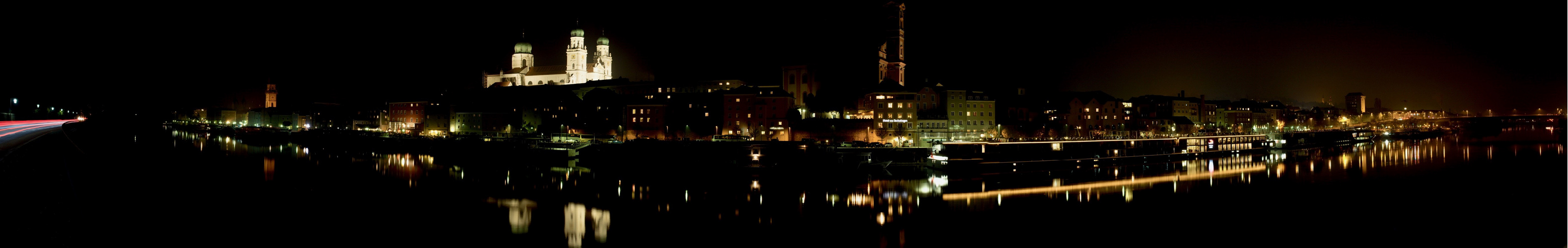 Passau Nacht Panorama