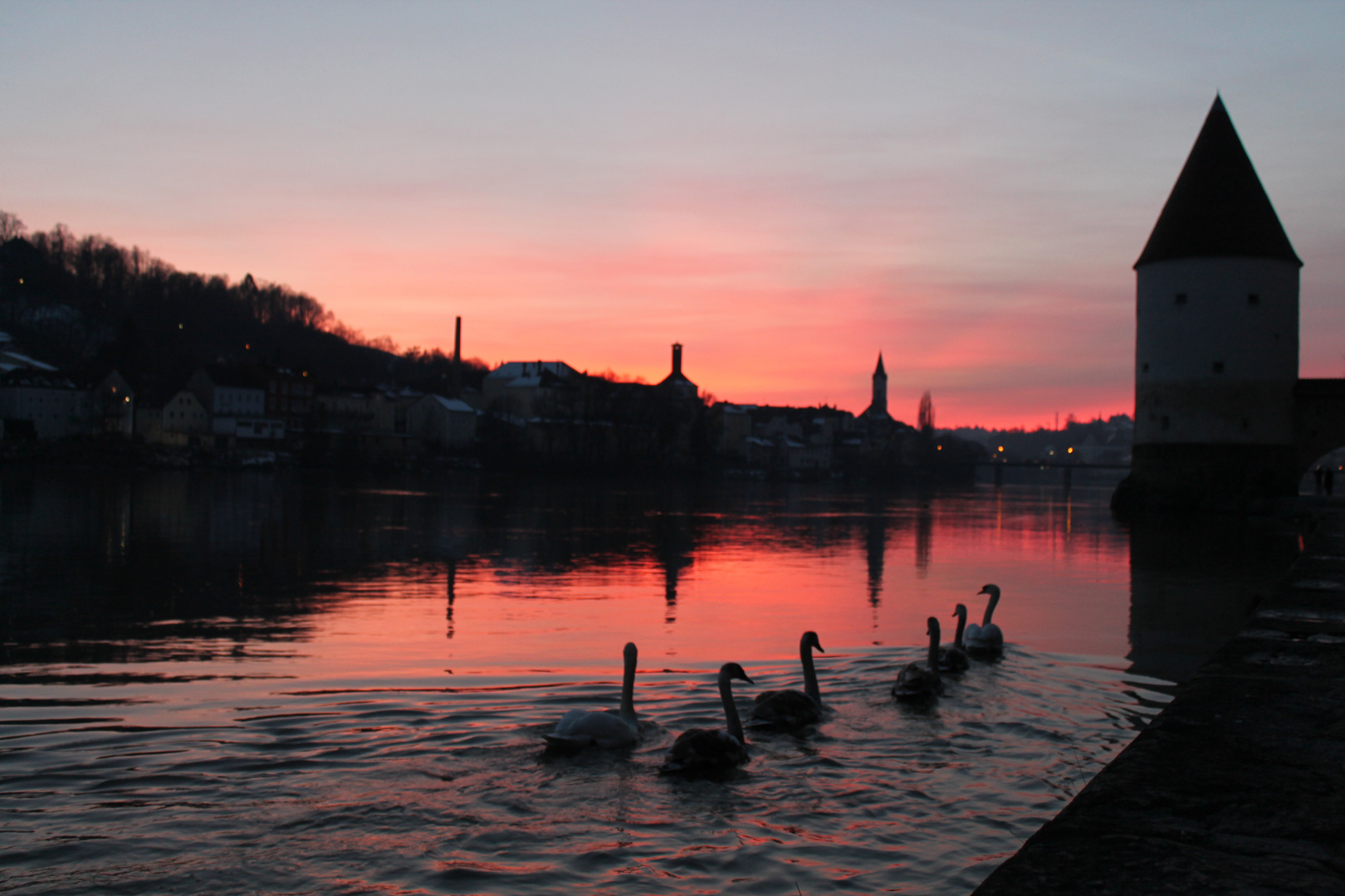 Passau Sonnenuntergang