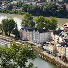 Passau von der Veste Oberhaus / Passau from the Veste Oberhaus