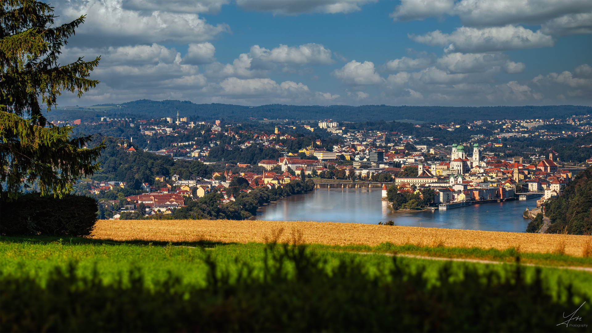 Passau von Freinberg aus