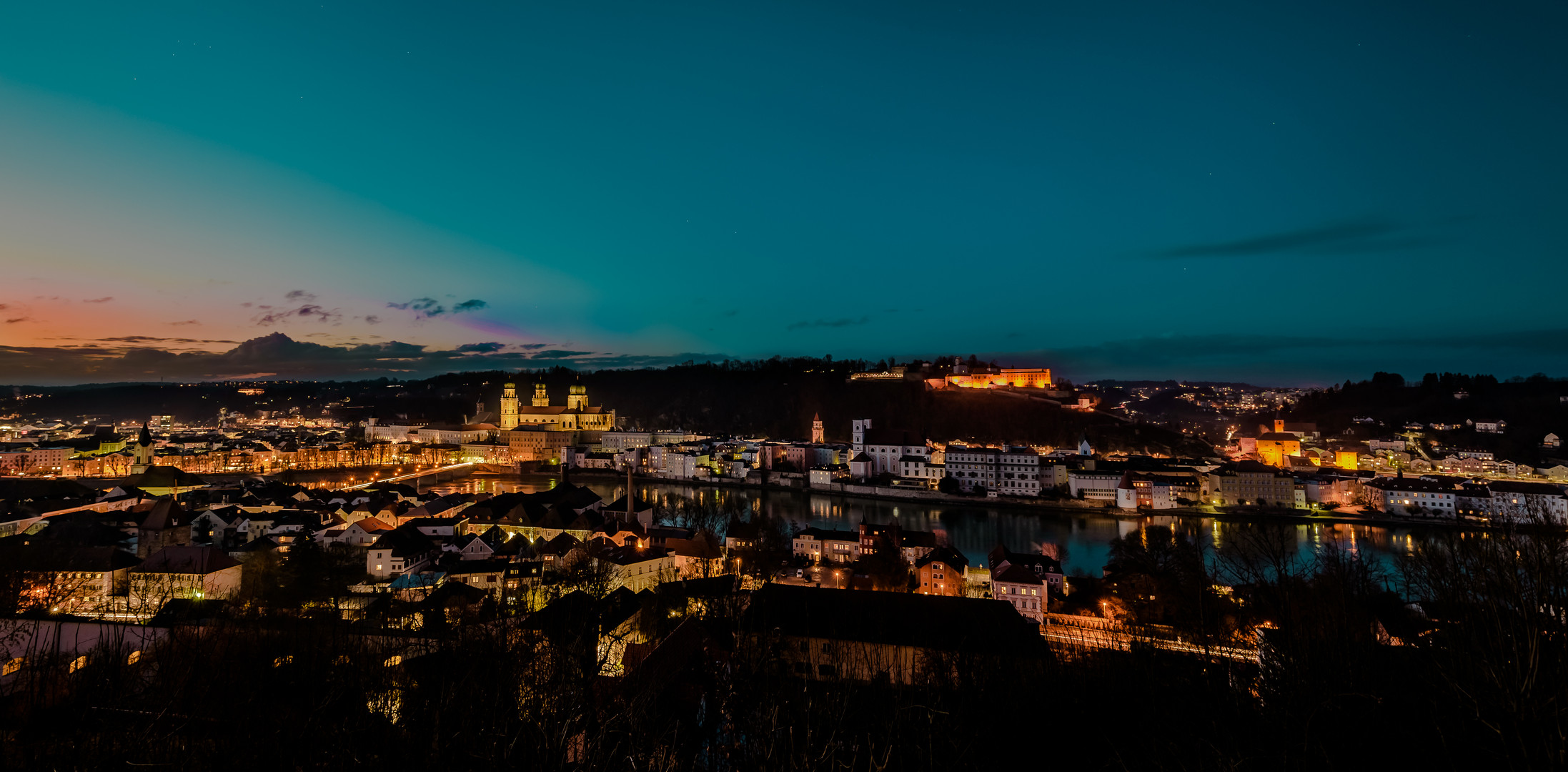 Passau zur blauen Stunde