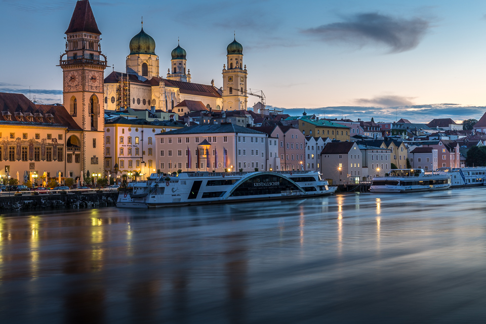 Passau zur blauen Stunde