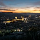 Passauer Dom in der Abenddämmerung