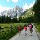 Passeggiando in famiglia