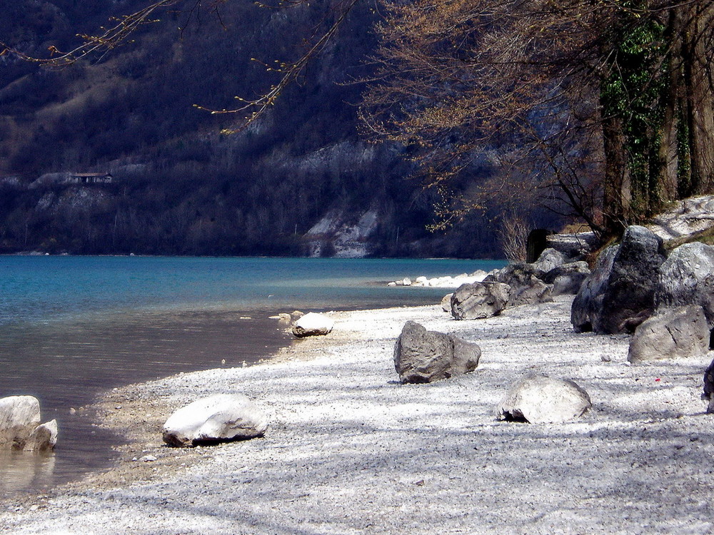 Passeggiando in riva al lago