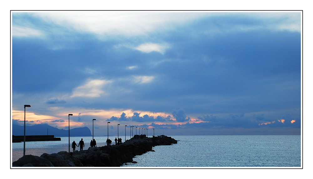 passeggiando nel blu