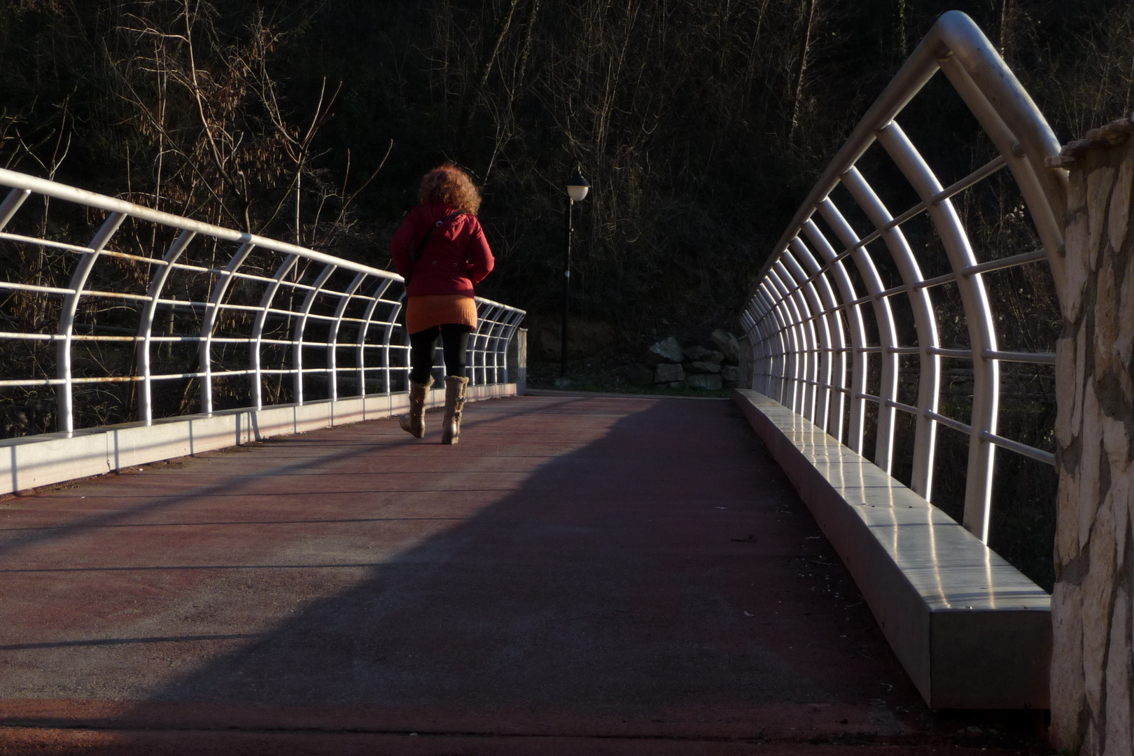 Passeggiata al tramonto.