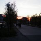 Passeggiata al tramonto