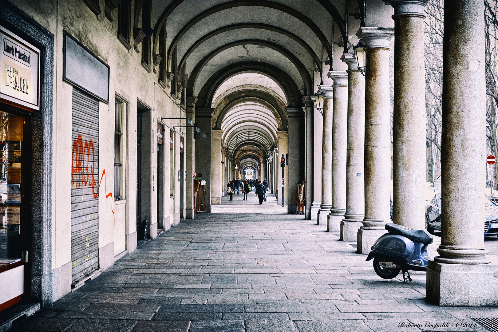 Passeggiata in galleria, Torino