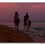 Passeggiata romantica al crepuscolo