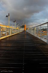 Passeggiata sotto il cielo di Rimini