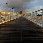 Passeggiata sotto il cielo di Rimini